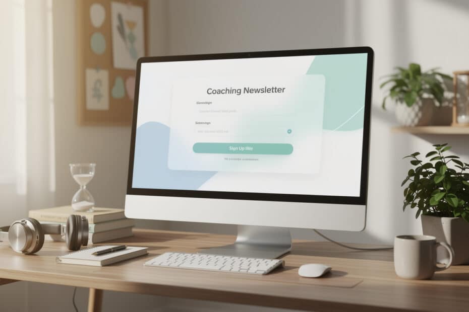 découvrez comment créer un site web pour coach avec une newsletter intégrée et un formulaire de capture efficace pour booster votre audience et fidéliser vos clients.