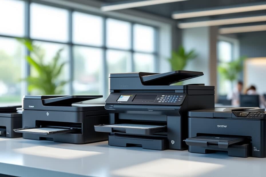 découvrez les imprimantes et scanners compatibles des marques hp, canon et brother pour des performances optimales et une utilisation sans souci.