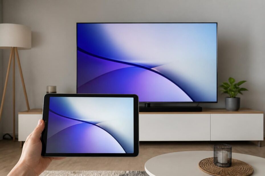 découvrez comment utiliser le protocole de duplication d'écran pour connecter facilement votre tablette samsung à votre tv et profiter de vos contenus sur grand écran.