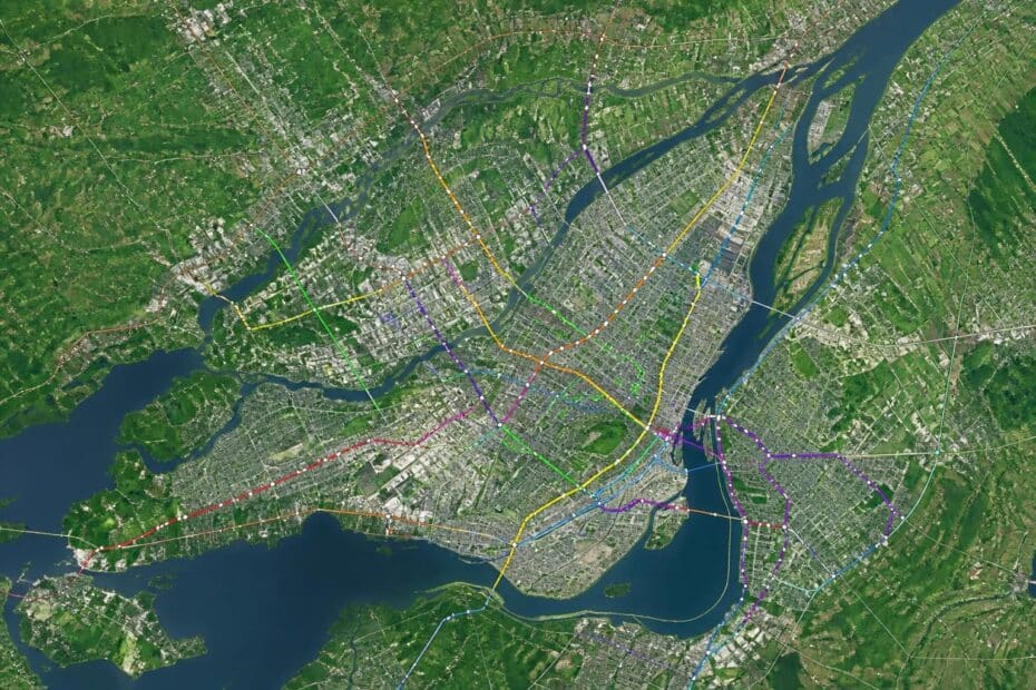 découvrez les itinéraires détaillés du réseau de transport québécois à montréal, québec, canada, directement intégrés sur google maps pour faciliter vos déplacements.